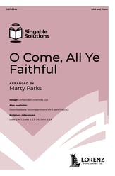 O Come, All Ye Faithful SAB choral sheet music cover
